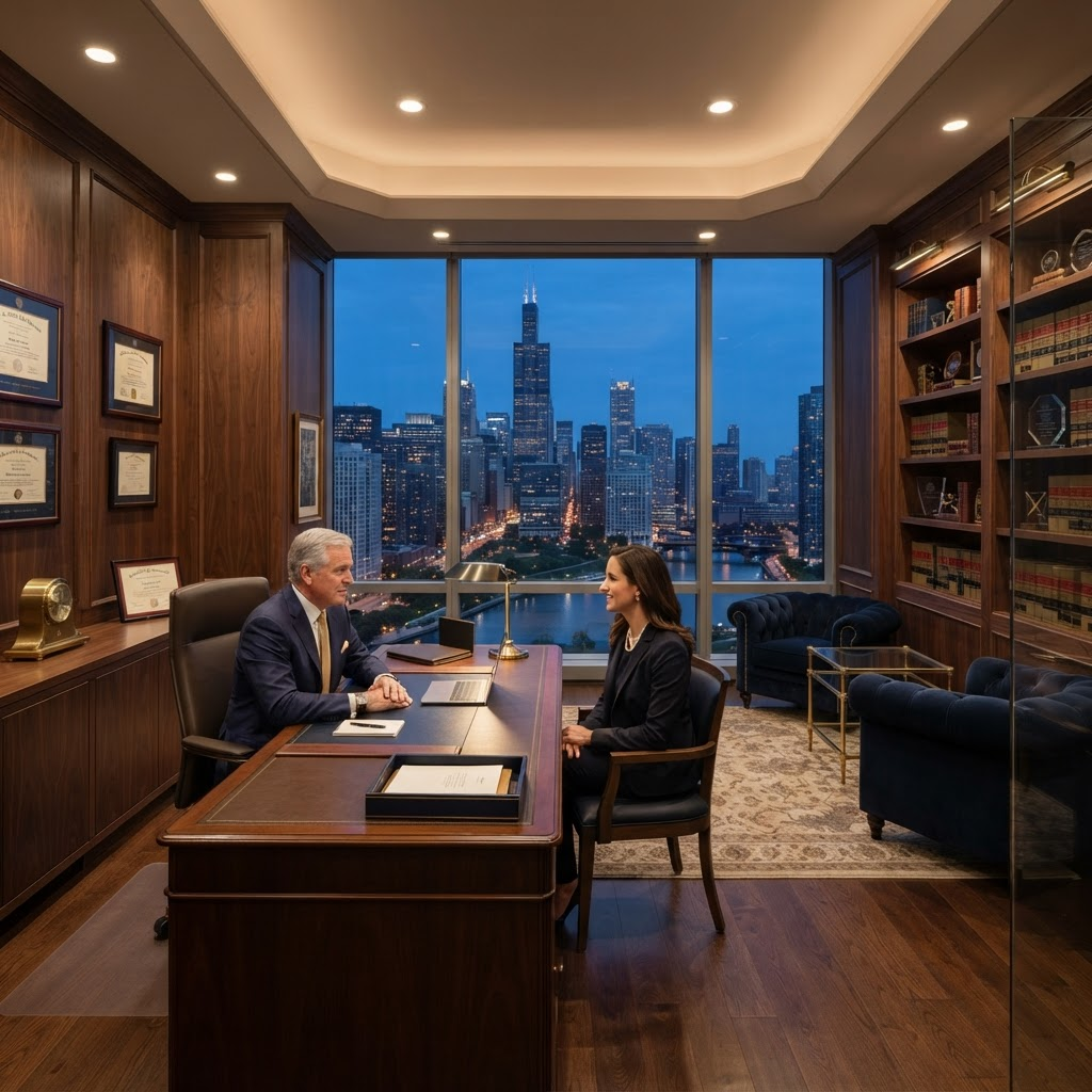 Elegant modern law office